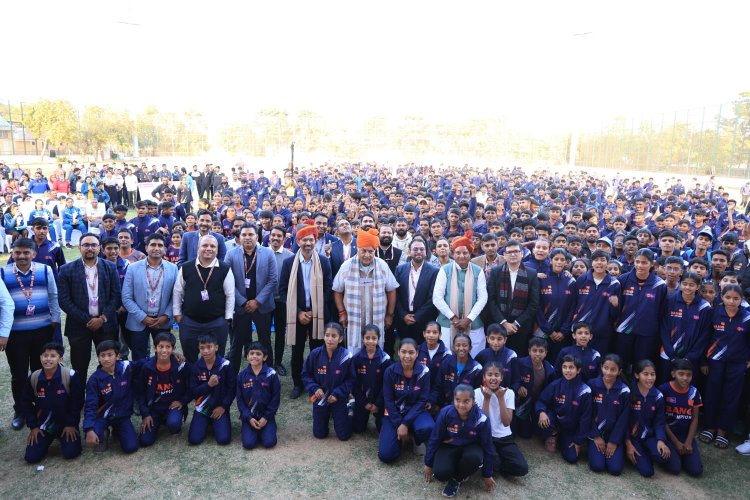 AU Bano Champion 3rd State Level Sports Tournament Phase 2 begins with 1100 athletes